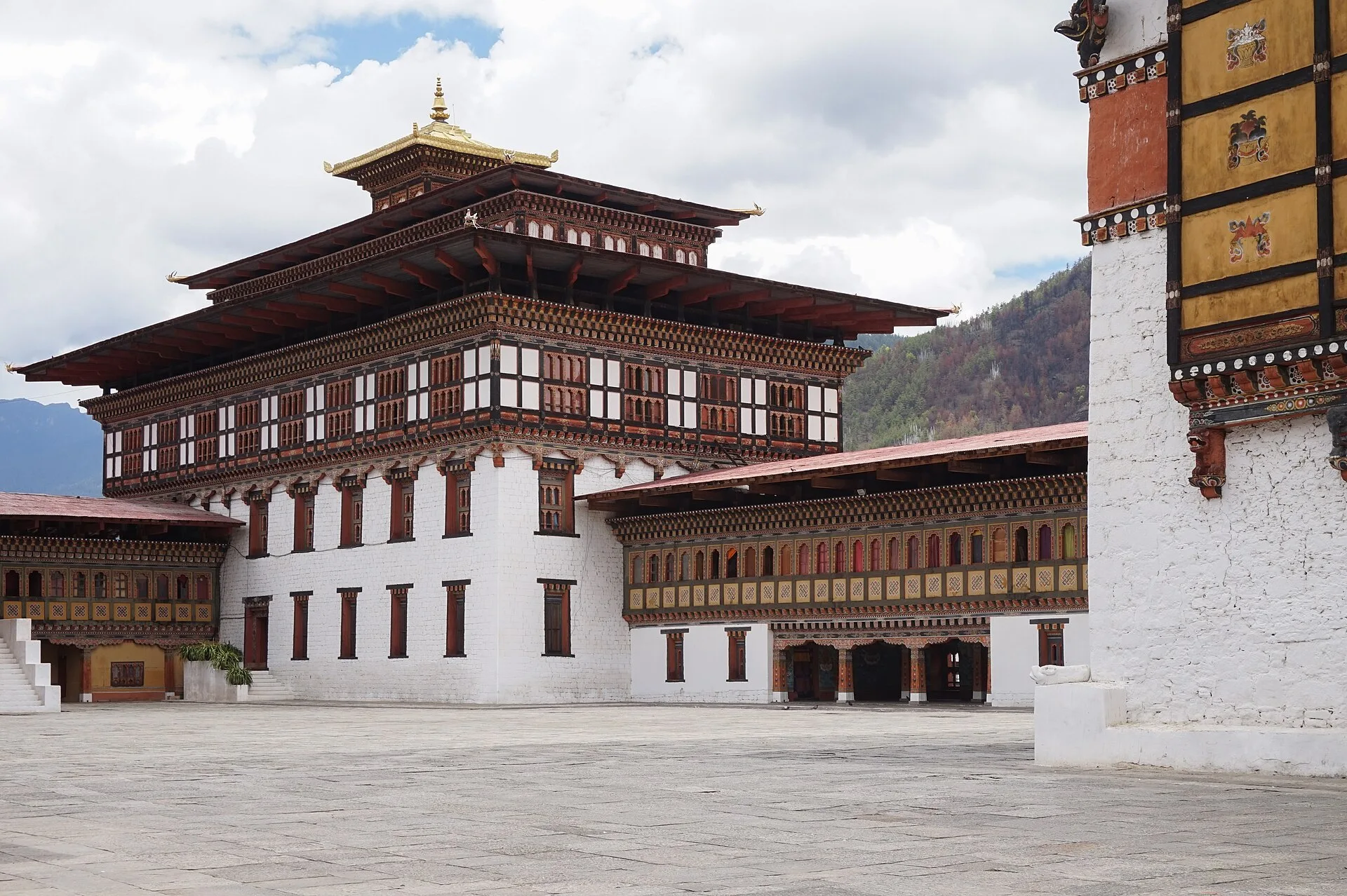 Thimphu Bhutan dzong, selected for the Bhutan Tour II journey