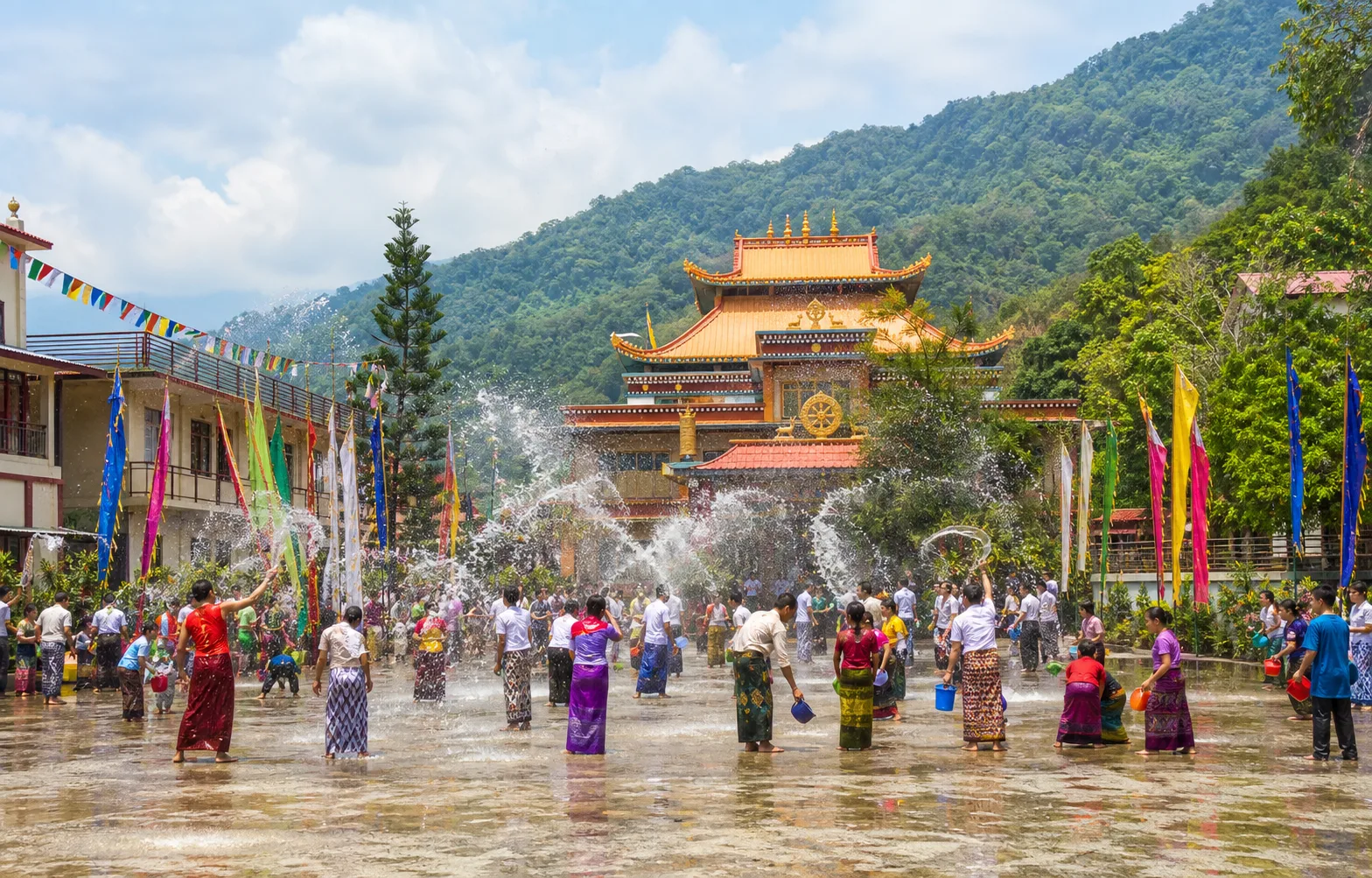 Sangken festival Arunachal Pradesh, selected for the Mopin & Sangken Festival journey